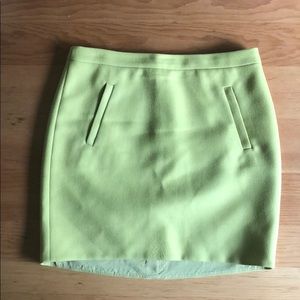 J. Crew Wool Mini skirt